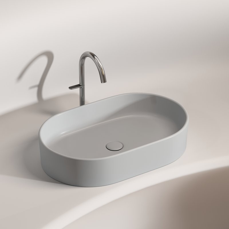 Накладная раковина Ceramicanova Element CN6048MSG серая матовая
