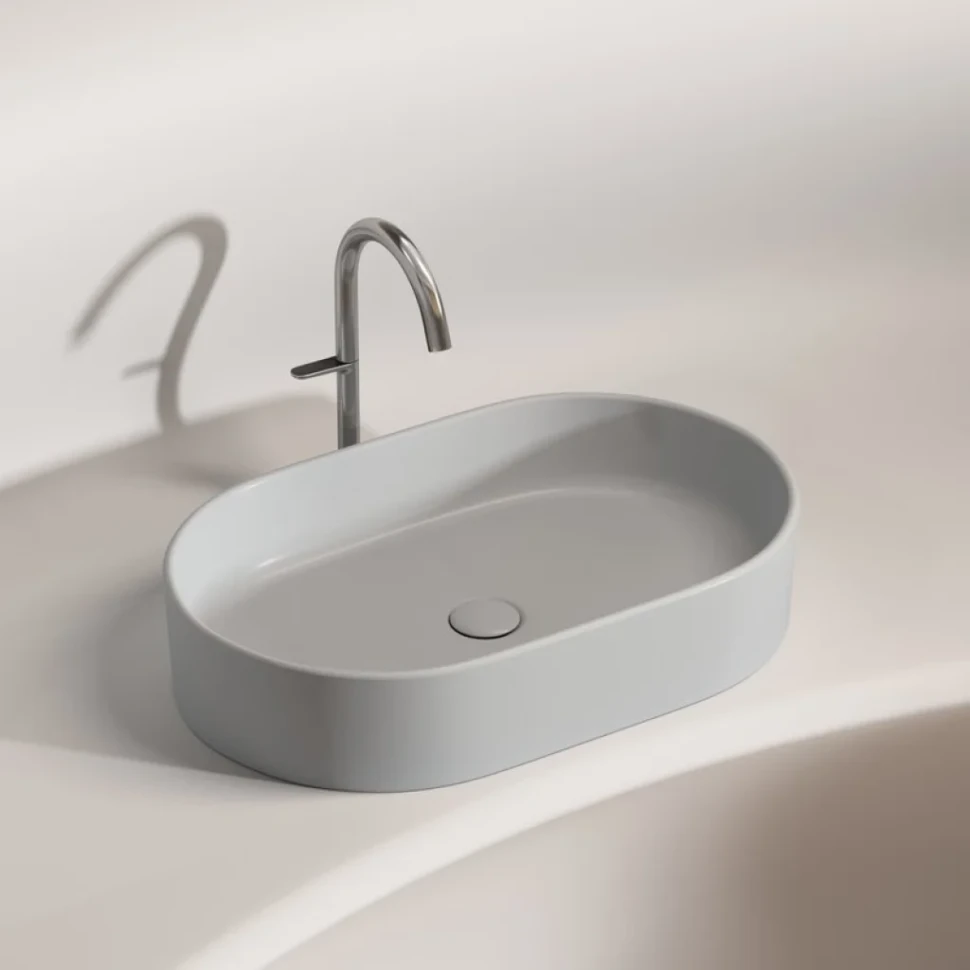 Накладная раковина Ceramicanova Element CN6048MSG серая матовая