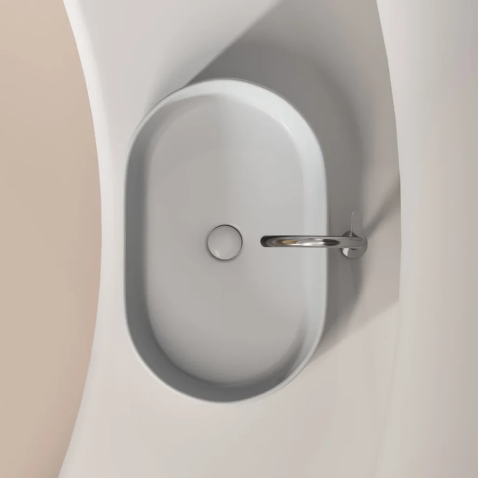 Накладная раковина Ceramicanova Element CN6048MSG серая матовая