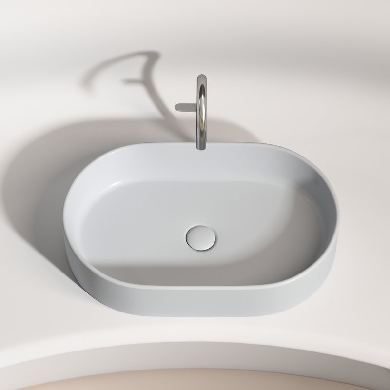 Накладная раковина Ceramicanova Element CN6048MSG серая матовая
