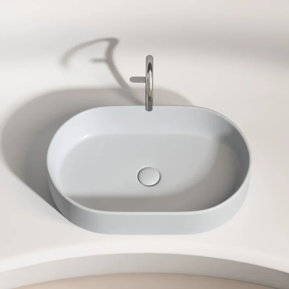 Накладная раковина Ceramicanova Element CN6048MSG серая матовая