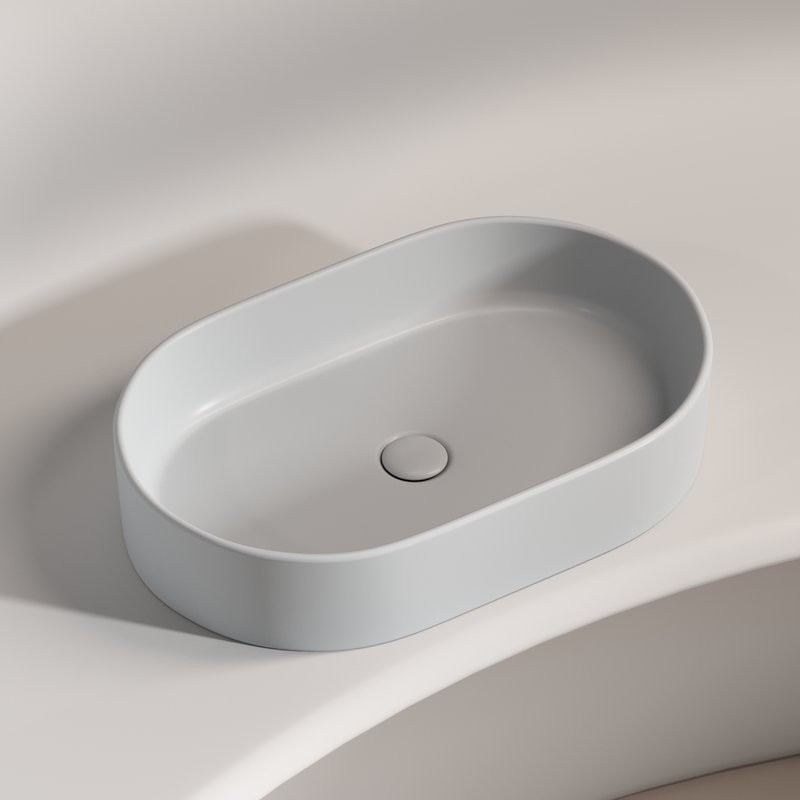 Накладная раковина Ceramicanova Element CN6048MSG серая матовая