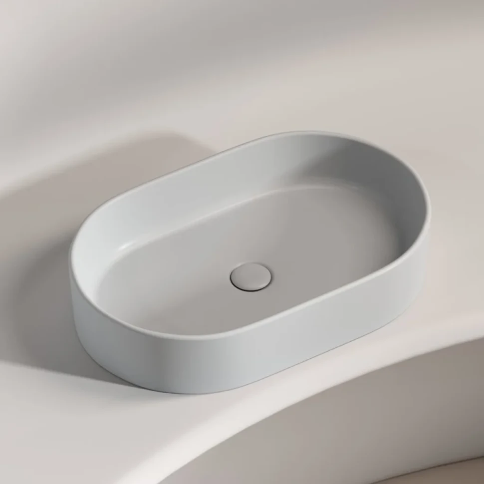 Накладная раковина Ceramicanova Element CN6048MSG серая матовая
