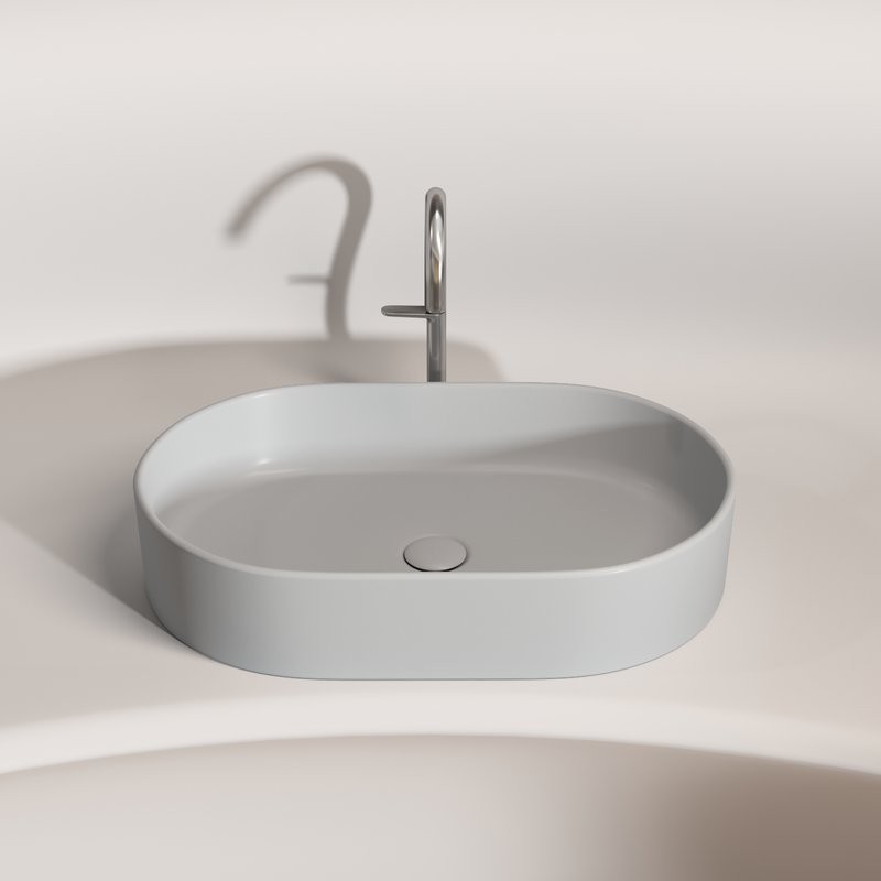 Накладная раковина Ceramicanova Element CN6048MSG серая матовая