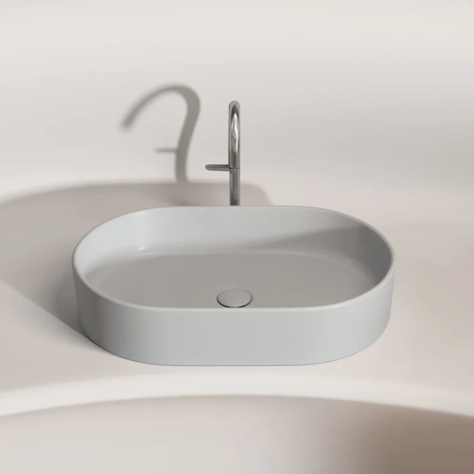 Накладная раковина Ceramicanova Element CN6048MSG серая матовая