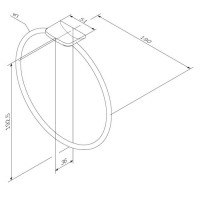 Держатель для полотенец AM.PM Inspire V2.0 A50A34400 хром, кольцо Держатель для полотенец AM.PM Inspire V2.0 A50A34400 хром, кольцо