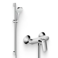 Душевой комплект Смеситель для душа Hansgrohe Logis 71600000 + Гарнитур Croma 26590400