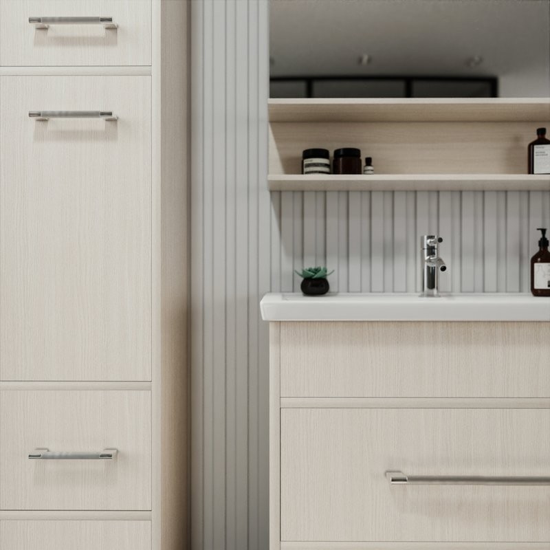 Мебель для ванной комнаты Бриклаер Чили Чили 80 светлая лиственница С