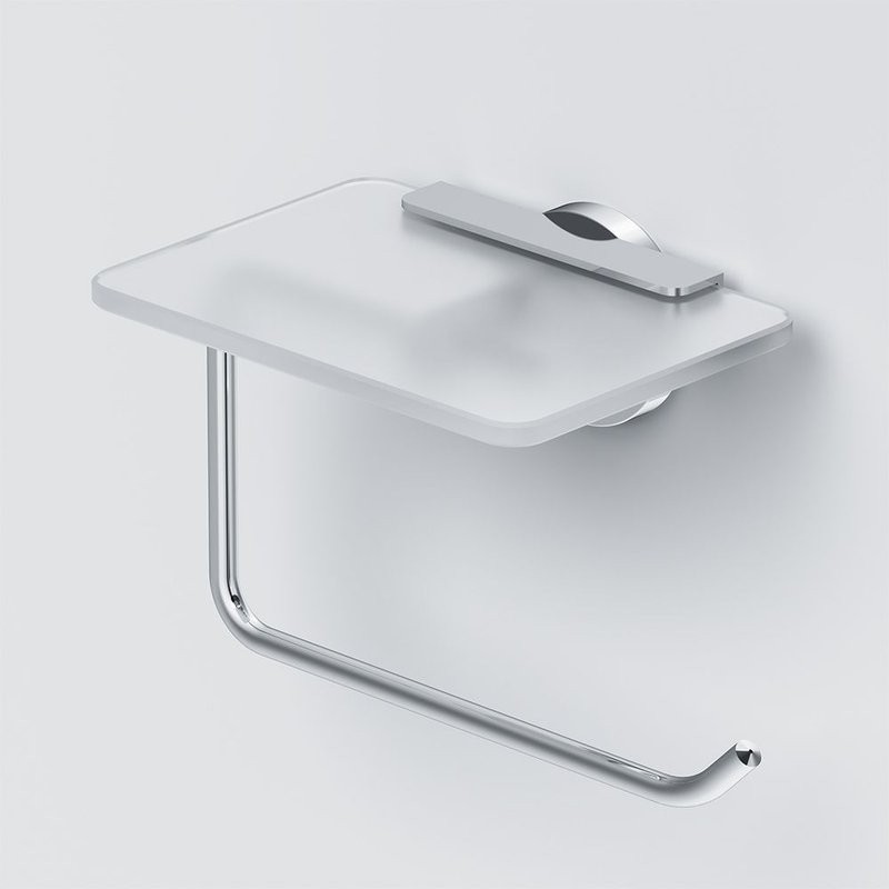 Держатель для туалетной бумаги AM.PM X-Joy A85A341500 с полкой для телефона, хром