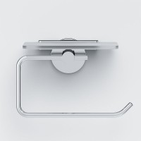 Держатель для туалетной бумаги AM.PM X-Joy A85A341500 с полкой для телефона, хром