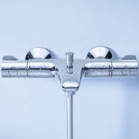 Душевой комплект Термостат Grohe Grohtherm 800 34576000 + Стойка New Tempesta 27389002