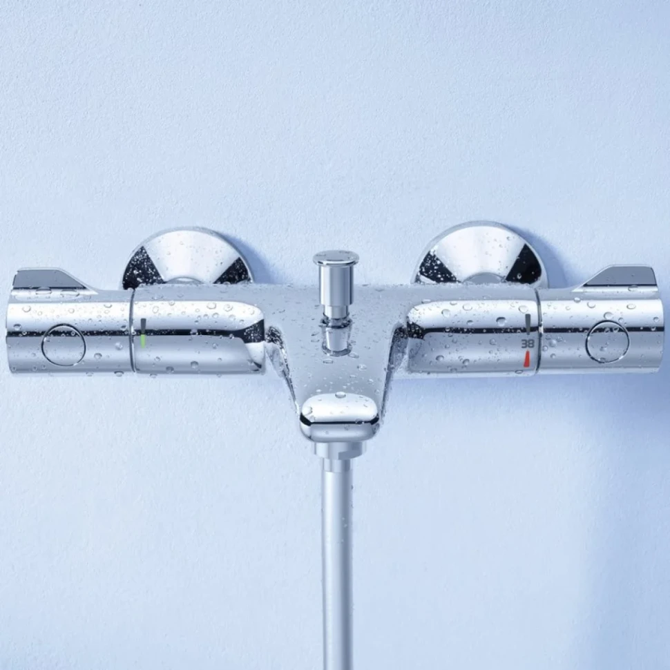 Душевой комплект Термостат Grohe Grohtherm 800 34576000 + Стойка New Tempesta 27389002