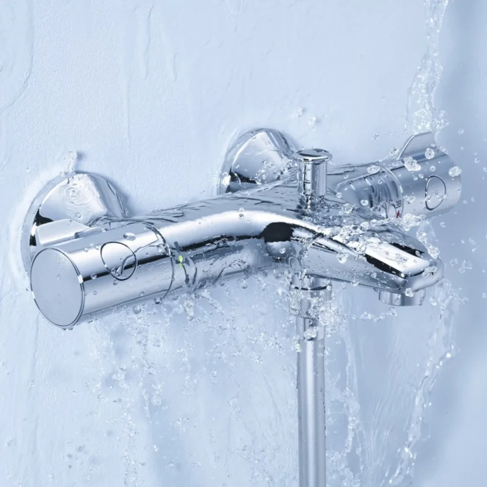Душевой комплект Термостат Grohe Grohtherm 800 34576000 + Стойка New Tempesta 27389002