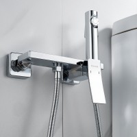 Гигиенический душ Shevanik S6105-1 со смесителем, хром