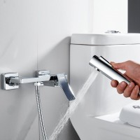 Гигиенический душ Shevanik S6105-1 со смесителем, хром
