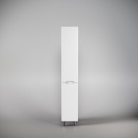 Шкаф пенал для ванной Style Line Марелла 30 L, антискрейтч, белый матовый