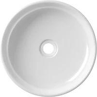 Комплект Накладная раковина Lavinia Boho Bathroom Sink Slim 33311005 + Донный клапан Wellsee Drainage System 182138000 матовый белый + Сифон 182108000 белый