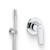 Душевой комплект Смеситель Grohe BauFlow 29046000 + Гарнитур Euphoria Cosmopolitan 26404000