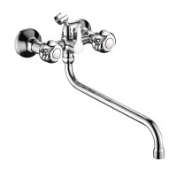 Смеситель с длинным изливом для ванны Fashun A2226-2 хром Смеситель с длинным изливом для ванны Fashun A2226-2 хром