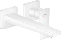 Смеситель для раковины Hansgrohe Metropol 32526700 С ВНУТРЕННЕЙ ЧАСТЬЮ матовый белый