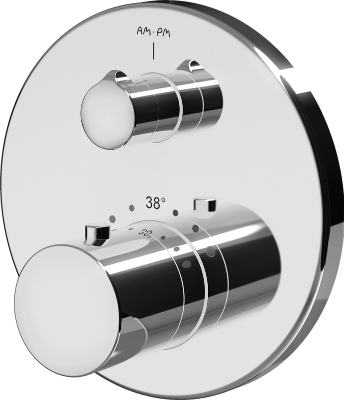 Термостатический смеситель встраиваемый AM.PM Like F8075600 С ВНУТРЕННЕЙ ЧАСТЬЮ, хром