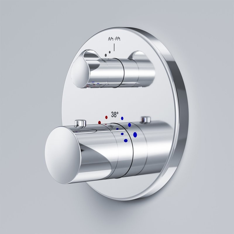 Термостатический смеситель встраиваемый AM.PM Like F8075600 С ВНУТРЕННЕЙ ЧАСТЬЮ, хром