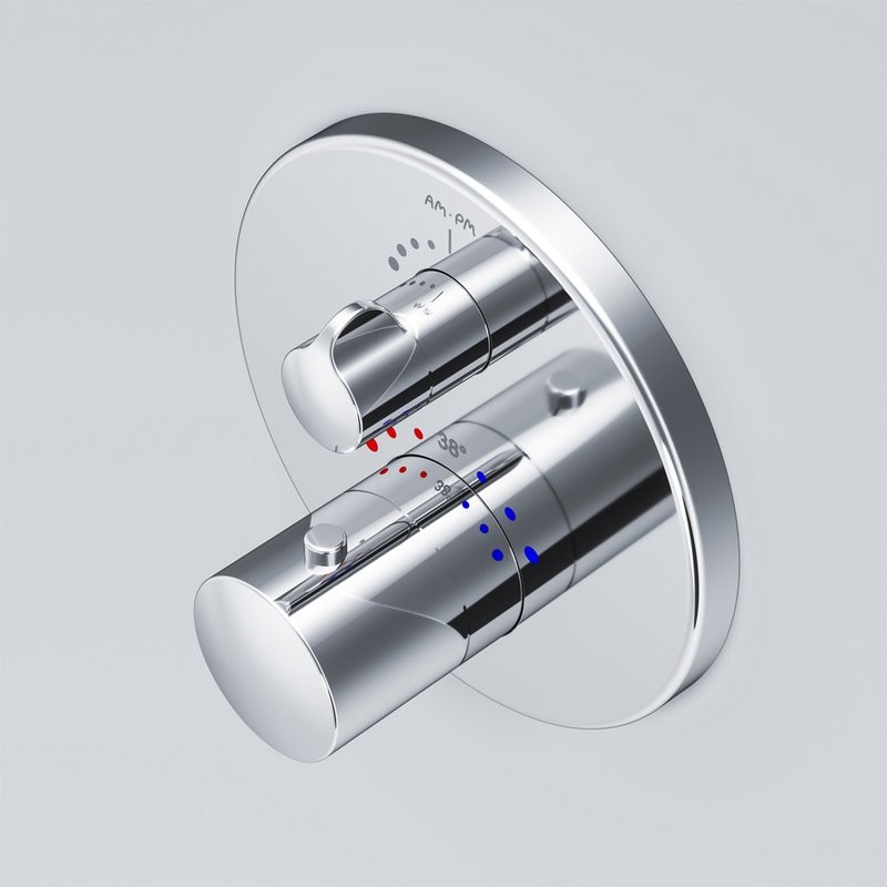 Термостатический смеситель встраиваемый AM.PM Like F8075600 С ВНУТРЕННЕЙ ЧАСТЬЮ, хром