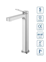 Смеситель для раковины BelBagno Albano ALBANO-LMC-CRM-W0 хром