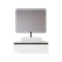 Мебель для ванной комнаты Cezares Slider 100 подвесная, 1 ящик, со столешницей, bianco opaco