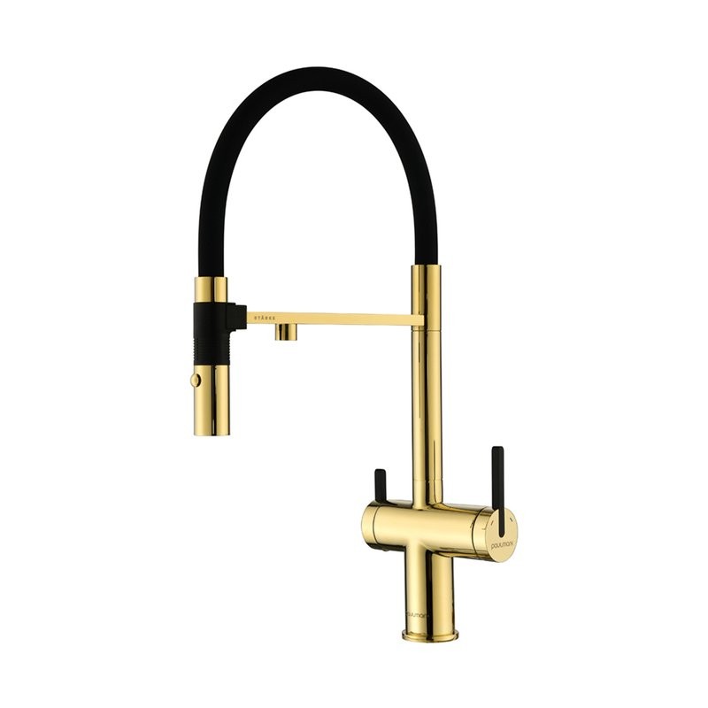 Смеситель для кухни Gravity, золото, Gr213888-G, Starke-Paulmark