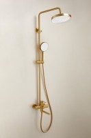 Душевая стойка BELZ B813 B24813-5 матовое золото