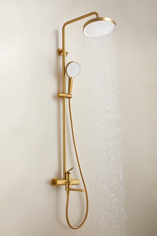 Душевая стойка BELZ B813 B24813-5 матовое золото