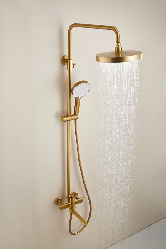 Душевая стойка BELZ B813 B24813-5 матовое золото