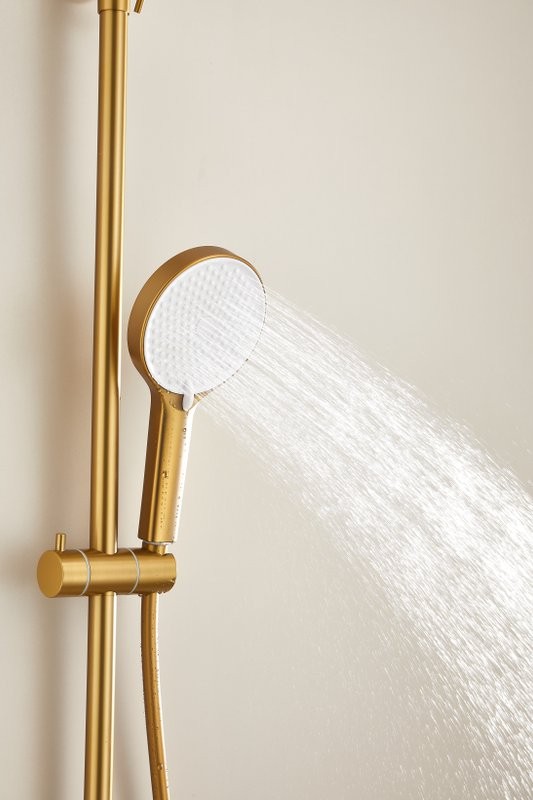 Душевая стойка BELZ B813 B24813-5 матовое золото