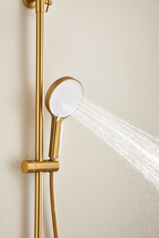 Душевая стойка BELZ B813 B24813-5 матовое золото