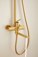 Душевая стойка BELZ B813 B24813-5 матовое золото