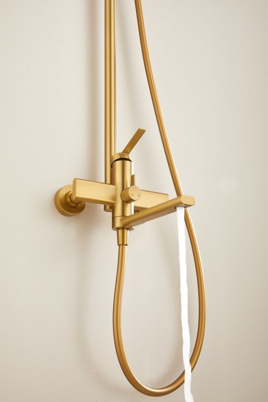 Душевая стойка BELZ B813 B24813-5 матовое золото