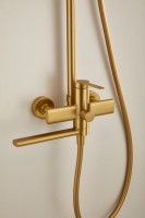 Душевая стойка BELZ B813 B24813-5 матовое золото