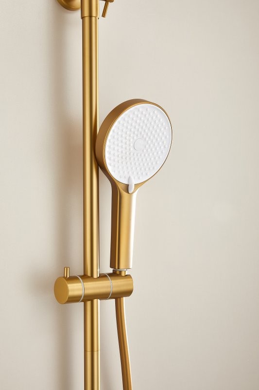 Душевая стойка BELZ B813 B24813-5 матовое золото