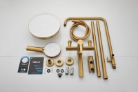 Душевая стойка BELZ B813 B24813-5 матовое золото