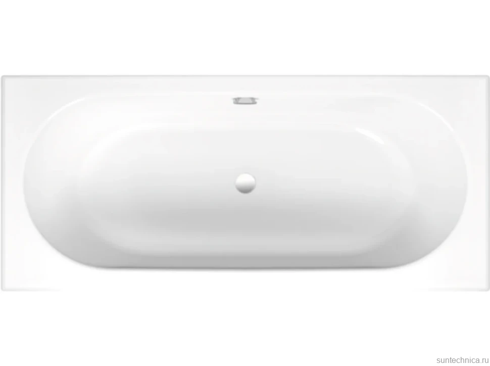 Стальная ванна Bette Starlet 180x80 см, встраиваемая, на ножках, с шумоизоляцией