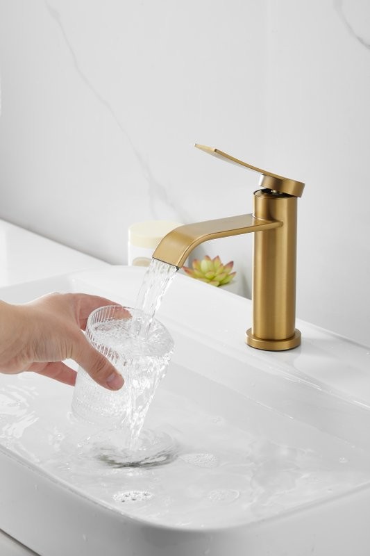 Смеситель для раковины BELZ B812 B10812-5 золото