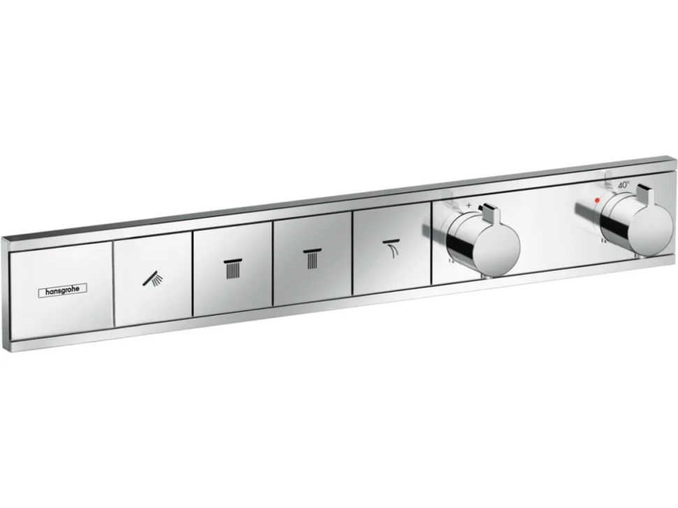 Термостатический смеситель встраиваемый Hansgrohe RainSelect 15382000 С ВНУТРЕННЕЙ ЧАСТЬЮ, хром