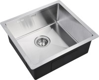 Комплект Мойка Zorg Inox R 4844 + Смеситель Domaci Равенна DCB 7012 сатин, с гибким изливом