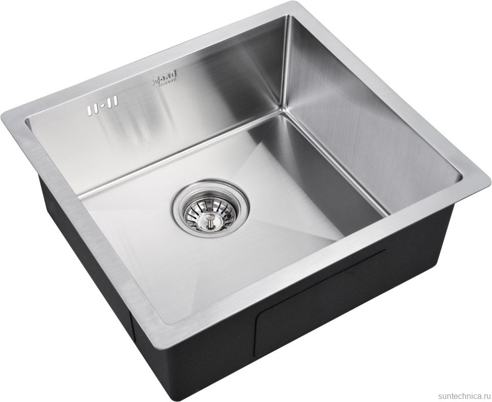 Комплект Мойка Zorg Inox R 4844 + Смеситель Domaci Равенна DCB 7012 сатин, с гибким изливом