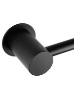 Полотенцесушитель электрический Wonzon & Woghand Hamburg WW-AL315-MB 65x45 см, скрытое подключение слева, матовый черный, лесенка