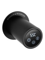 Полотенцесушитель электрический Wonzon & Woghand Hamburg WW-AL315-MB 65x45 см, скрытое подключение слева, матовый черный, лесенка