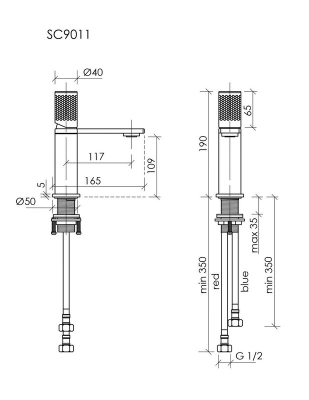 Смеситель для раковины Sancos Nexus, хром, SC9011CH