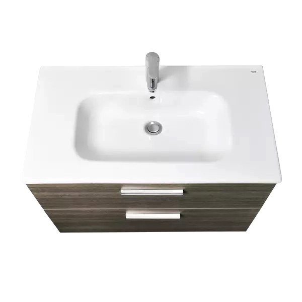 Тумба с раковиной Roca Victoria 80 городской дуб