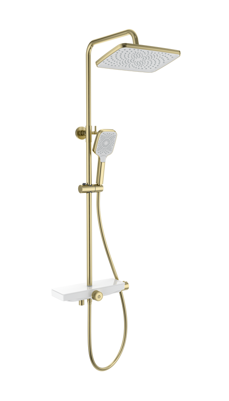 Душевая стойка Wonzon & Woghand WW-B3098-A-BG брашированное золото